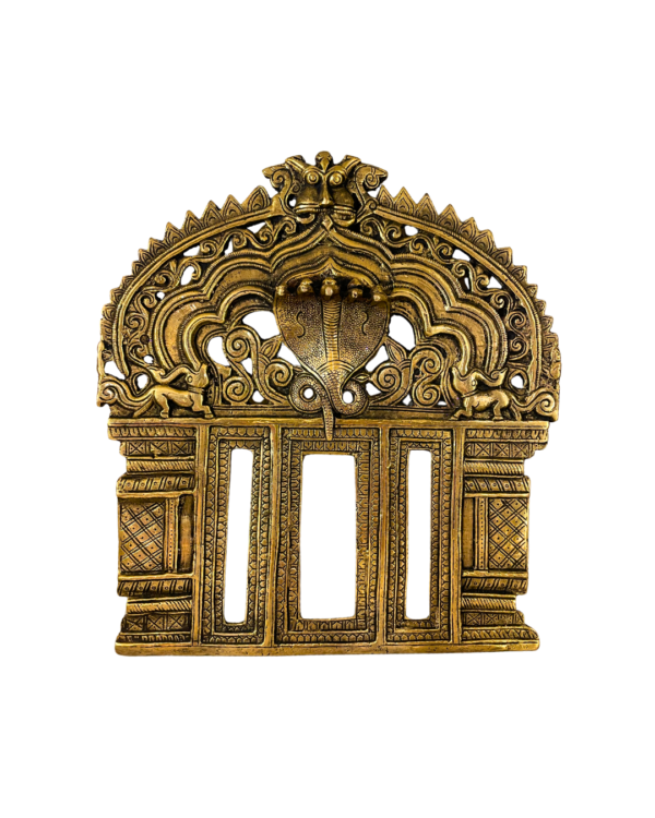 Ornate Brass Prabhavali Frame