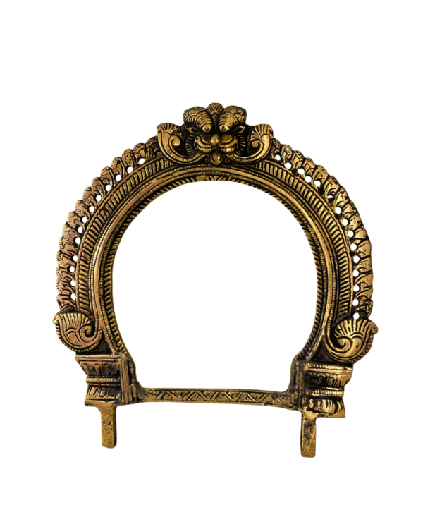 Brass Kirtimukha Prabhavali Frame