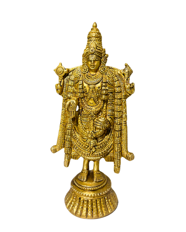 Standing Brass Lord Venkateswara Idol