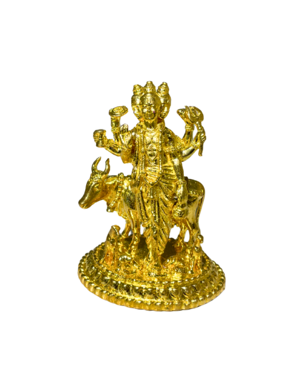 Golden Brass Dattatreya Idol