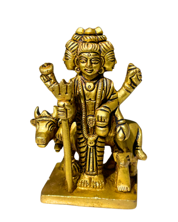 Brass Lord Dattatreya Statue