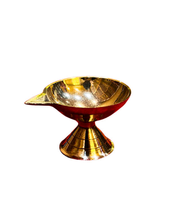 Polished Brass Akhand Diya