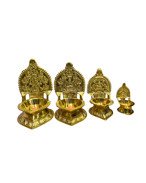 Kamatchi Amman Brass Diya Set