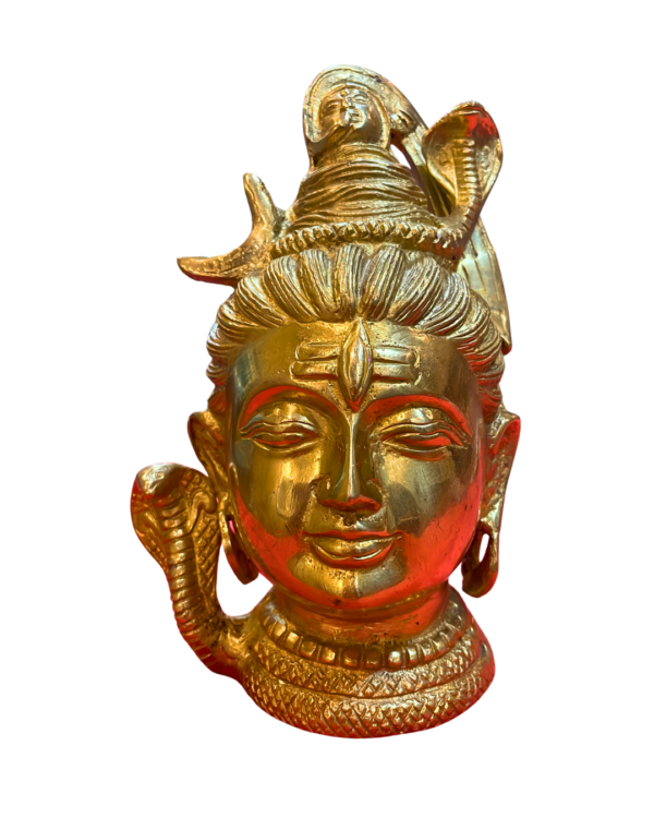 Brass Lord Shiva Face Mukhalingam