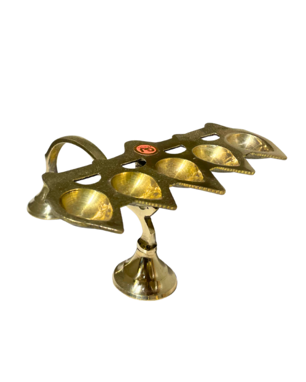 5-Step Brass Aarti Lamp