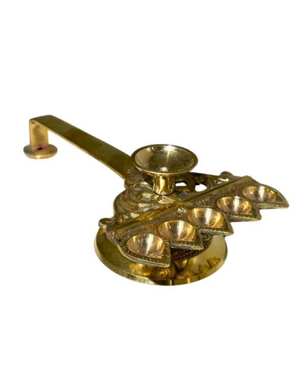 Multi-Layer Brass Aarti Diya